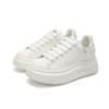 Sweet Cool Color Contrast Little White Shoes
