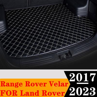 Koberce do kufru auta Sinjayer Vodotěsné Koberce do zavazadlového prostoru Plochá strana Nákladní podložka Podložka vhodná pro Land Rover Range Rover Velar