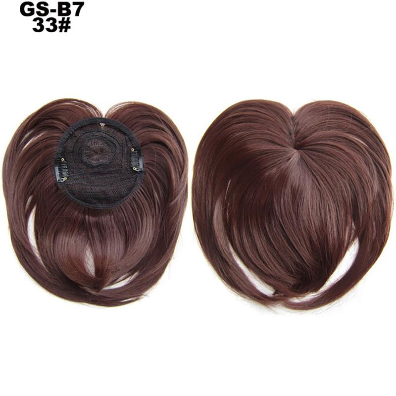 Hair Bangs Blunt-Bang Clip On Hair Extension False Fringe Women's Hairpieces