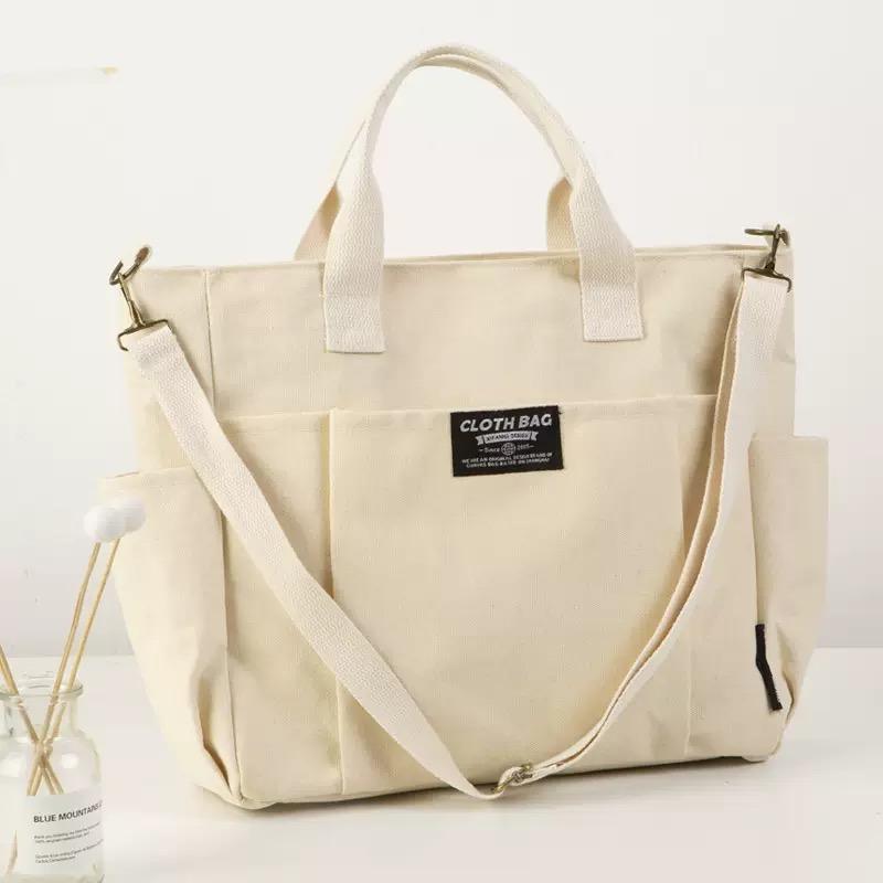 

Городской Минималистичный Студенческий Большой Вместимости Для Поездок На Работу Горизонтальный Холщовый На Одно Плечо Диагональный Переносной Тоут