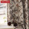 1PC Nuan Series American Medieval Style Blackout Curtains with High-density Printed Curtains for Bedroom Living Room Window for Home Decor