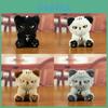 Cute Cat Plush Toy Keychain With Pp Cotton Filling For Bags And Keys