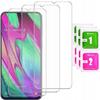 3x TEMPERED GLASS for Samsung Galaxy A40 SCREEN GLASS 9H | Set of 3 Pieces