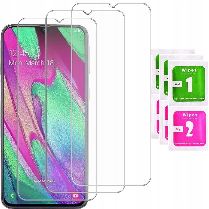 3x TEMPERED GLASS for Samsung Galaxy A40 SCREEN GLASS 9H | Set of 3 Pieces