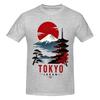 Tokyo Print Trendy T Shirts Graphic Y2k Gifts Cotton Unisexs Wounisex T Shirts Clothing