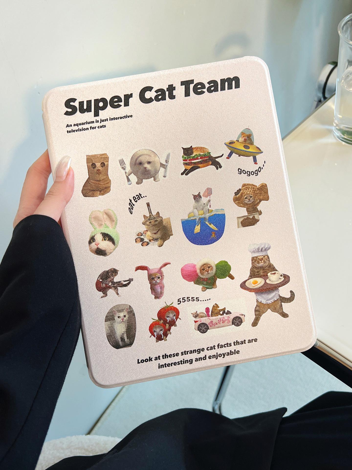 

Rotating Cat Collection Case for iPad Air 5 & Mini 6 - Cute Tablet Protector. iPad Mini 6/7 (8.3 inches)