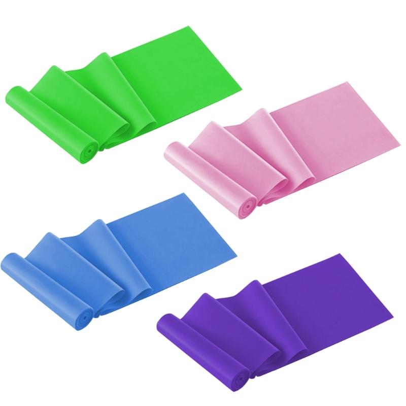 1.50m Fitness Resistance Band Exercise Band, Stretch Band Fitness Assist Band with 4 Resistance Level for Gym, Workout 1