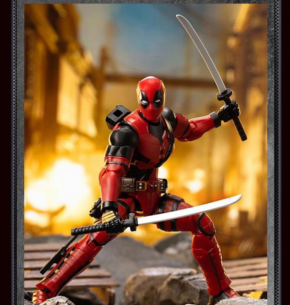 BLOKEES Doyusha MARVEL CHANPION CLASS Series Deadpool Plastic Model Kit 134mm (Approx. Tall)
