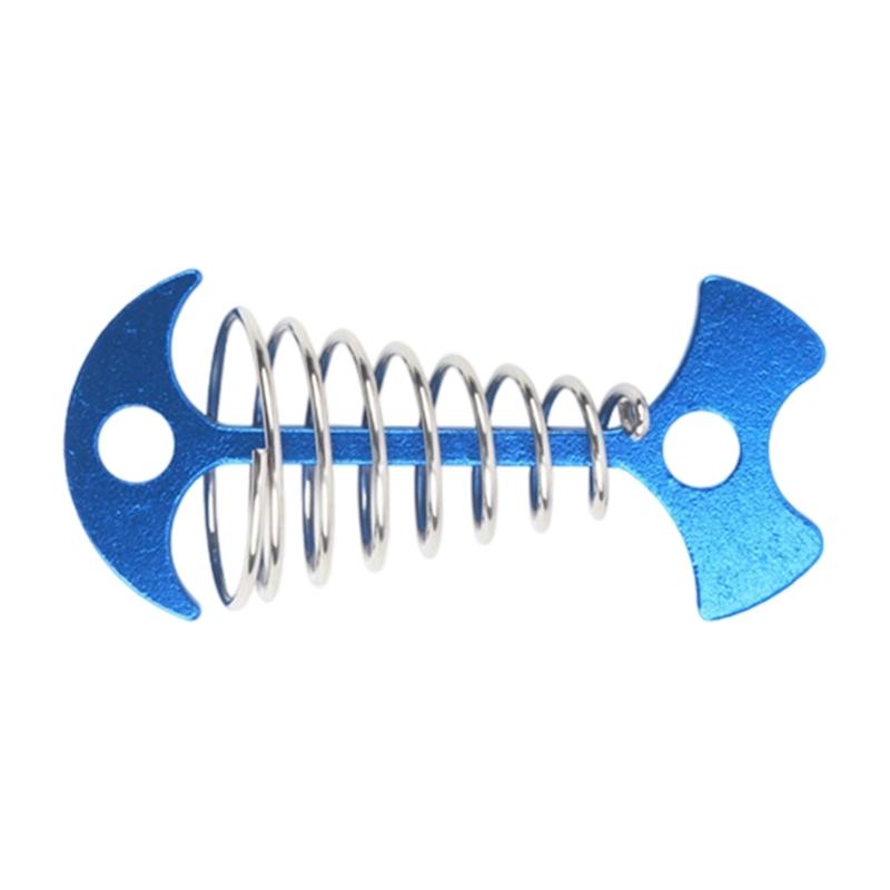 Deck Planks Board Tent Peg Windproof Fishbone Deck Anchors Peg Tents Tensioner for Outdoor Camping Hiking Enduring
