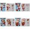 4 Sheets Removable Static Christmas Static Cling Decal Xmas Party Door Stickers  Party Supplies