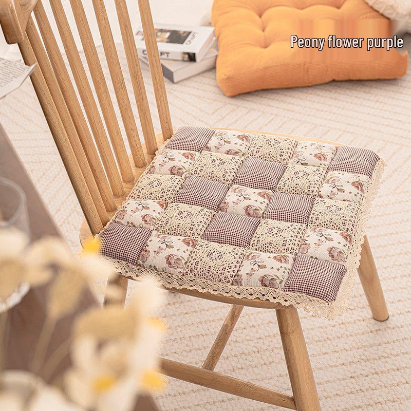 Lace Non-Slip Chair Cushion Pad for Dining and Living Room