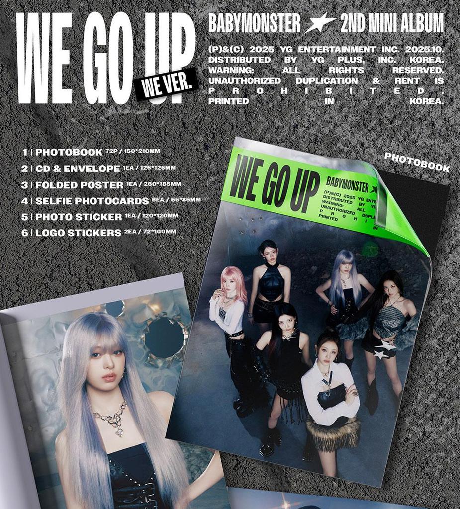 (WE/GO/UP ver.) BABYMONSTER [WE GO UP] 2° Mini Album