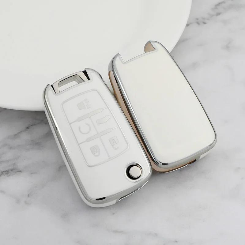 Car Remote Key Case for Chevrolet Cruze Aveo Trax Opel Astra Corsa Meriva Zafira Antara J Buick TPU Protective Shell Fob