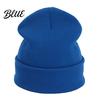 Gorro de punto de color liso de moda para invierno, unisex, gorro tipo calavera holgado clásico, gorro de invierno cálido, gorro informal para hombres y mujeres, suave