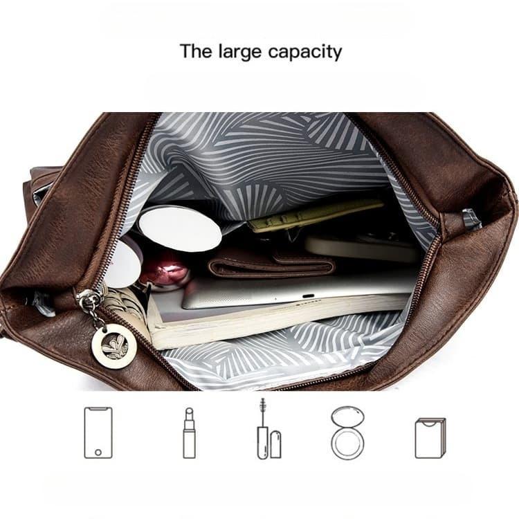Women's vintage cargo bag one-shoulder crossbody bag