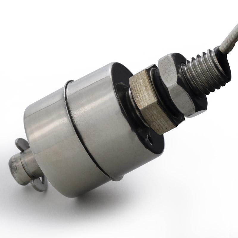 Sensor de Nivel de Líquido de Agua Vertical de Acero Inoxidable Controlador Interruptor de Sensor de Flotador Interno 45 mm Línea Controlador de Bomba Automático Tanque