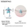 Blue Series Copper Turtle,Whale & Seahorse Dangle Charm Fits Bracelet Kids Ocean Jewelry Accessories