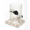 1 pièce Couvercle de défonceuse Couvercle de défonceuse Base transparente en plastique Assemblage de protection avec poignée rotative Pour machine à défoncer 3701 3703