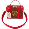 Loungefly Harry Potter Hogwarts Express Luggage Crossbody Bag Multicolor Standard Size Crossbody