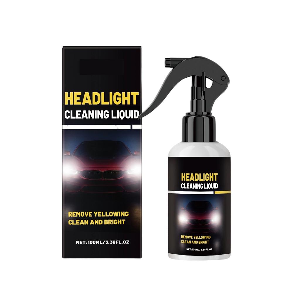 Headlight Cleaning Liquid;Scratch Polish; Car Headlight Care Agent(100ML)