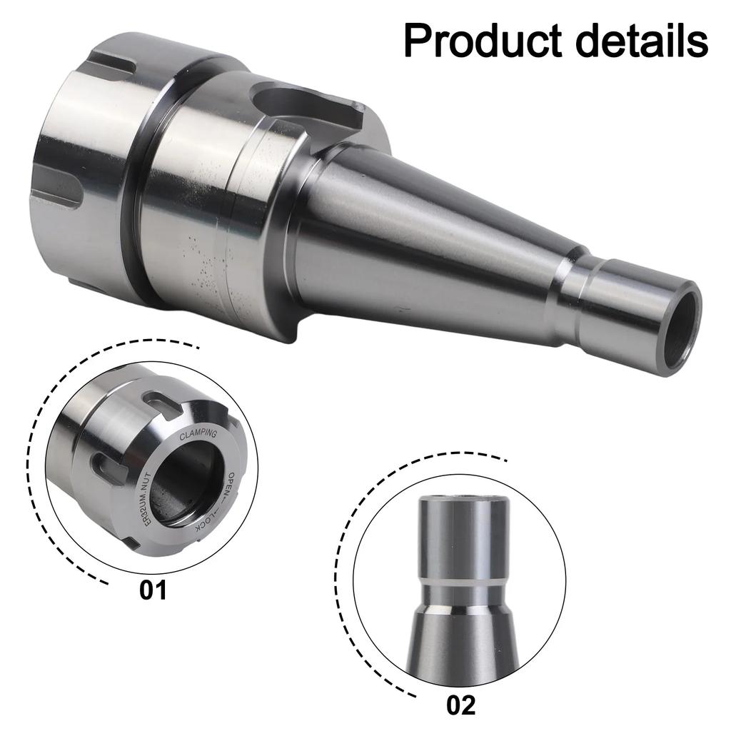 NT30 ER Collet Chuck CNC Toolholder Metric Milling Machine Collet Shank for Stable Clamping and Accurate Cutting Performance