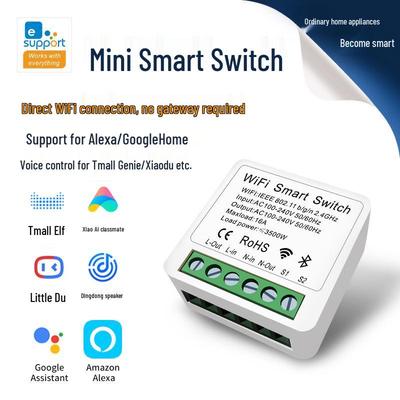 Easy Weilian WiFi Smart Switch: App & Alexa Controlled, Mobile Timer, Dual Control, Concealed Installation