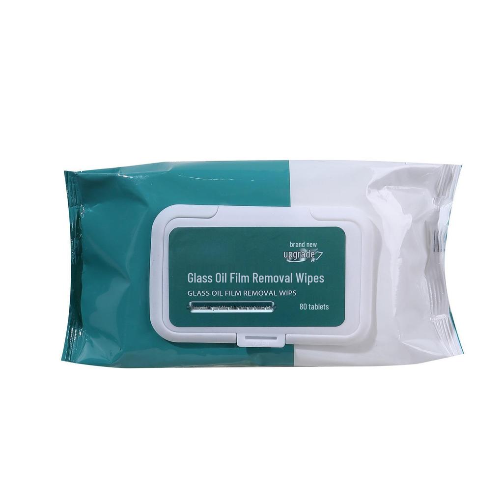 Car Glass Oil Film Removal Wipes - No-Wash Windshield & Interior Cleaner