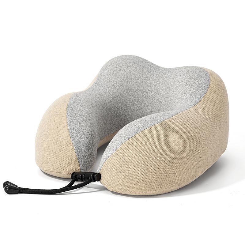Four Seasons U-Shaped Memory Foam Neck Support Pillow for Travel and Office