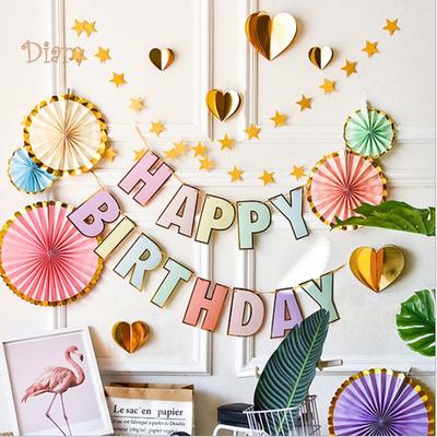 Diy Multicolor Baby Shower Party Flags Birthday Banner Bunting Pendant Garland Buy At A Low Prices On Joom E Commerce Platform