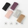 Womens Professional Non Slip Over Knee Yoga Socks Five Toes Full Length Socks For Indoor Fitness Pilates Toe Separated Floor Exercises