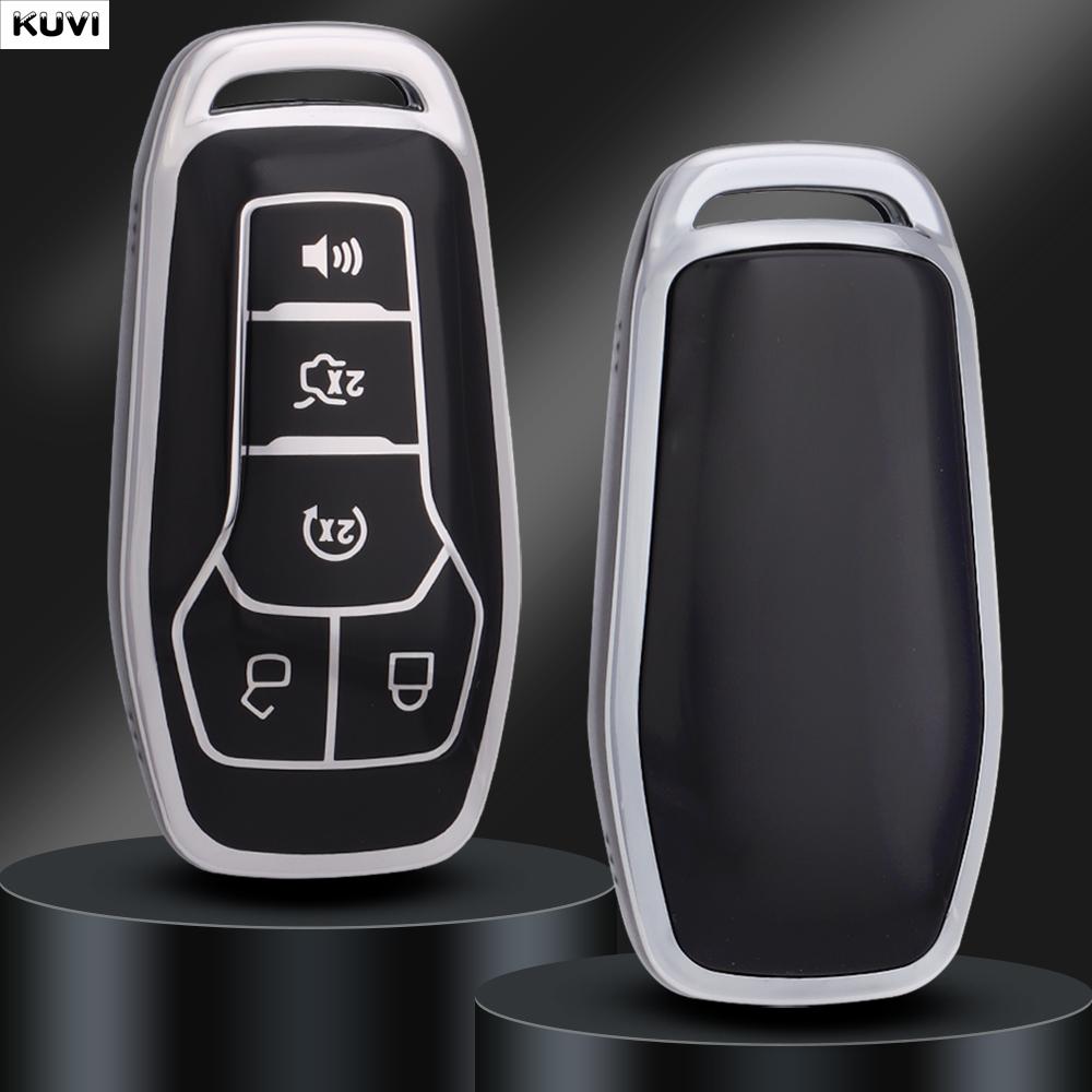 5 Button Smart Tpu Car Key Case Cover Shell Fob Holder For Ford Fusion Mondeo Mustang F 150 Explorer Edge