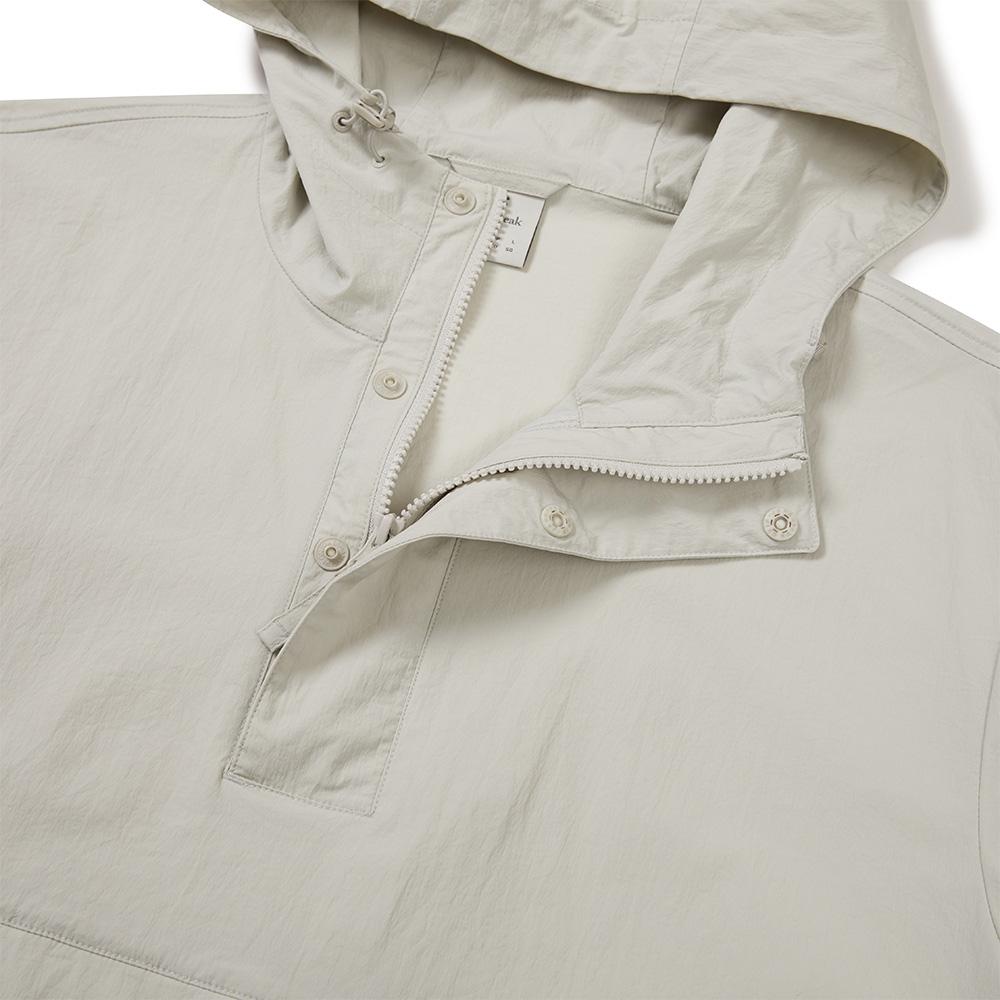 [Snowpeak] Route Hooded Short-Sleeve Anorak Light Beige (S24MURAN65)