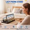 Upgrade Bildschirm Lupe für Handy, Bildschirm Lupe, 3D HD Bildschirm Handy Lupe Vergrößerer für Filme & Gaming, Faltbarer Handy Ständer mit