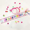 Korean Style Colorful Birthday Princess Sash and Photo Props for Children's Party