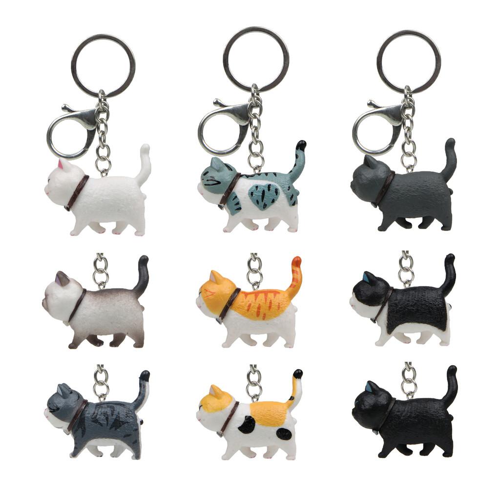Keychain Cat Cute Animal Pendant With Climbing Hook For Gift Giving And Decor