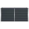 Plant Pot Anthracite 160 X 80 X 75 Cm Steel