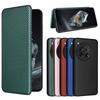 Carbon Fiber Magnetic Leather Flip Cover Case for Oneplus 13 12 12R 11R 10 9 Pro 8T 8 Pro 7T 6T Nord4 Shell Wallet Card Holder