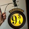 Unike vegghengende lamper Harries Magic Night Light Platform 9 3/4 Nattlys 3D Harries Lampe Hjemmerom Dekor Barn Bursdagsgave