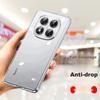 ESCASE Transparent Full-Coverage Ultra-Thin Shockproof Anti-Fingerprint Soft Case for Redmi Note 14 Pro, Suitable for Men And Wome