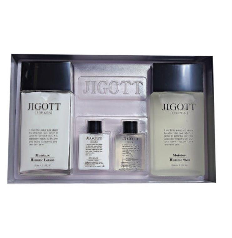 Jigott Moisture Homme Skin Care Set – Toner & Moisturizer for Men