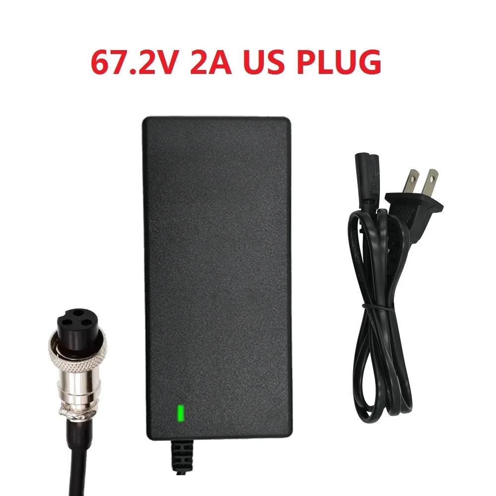 Skrejriteņa lādētājs GX16 3-pins 67.2V