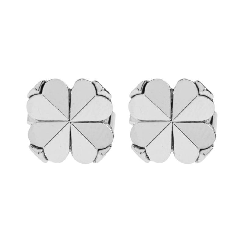 Kate Spade Four-leaf clover earrings for women silver KM830 0-SILVER