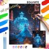 Cinderella Pumpkin Carriage Oil Painting Handmade Painting Kit Diy Home Room Decoration Gift