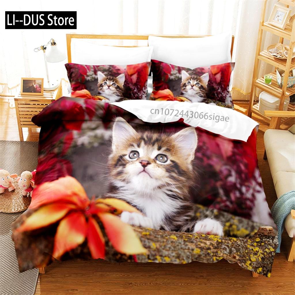 Cute Animals Bedding Set Duvet Cover Set 3d Bedding Digital Printing Queen Size Bedding Set Fashion Design