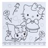 Sanrio Coloring Sticker 16cm Wide x 3cm Deep x Sanrio 429074 & Set, Pink, Approx. 22.5cm High, Characters,