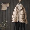Women's Short Down Jacket - 2026 Autumn/Winter, Korean Style, Loose Fit, Stand Collar, Lightweight, White Duck Down, Trendy and Warm.
