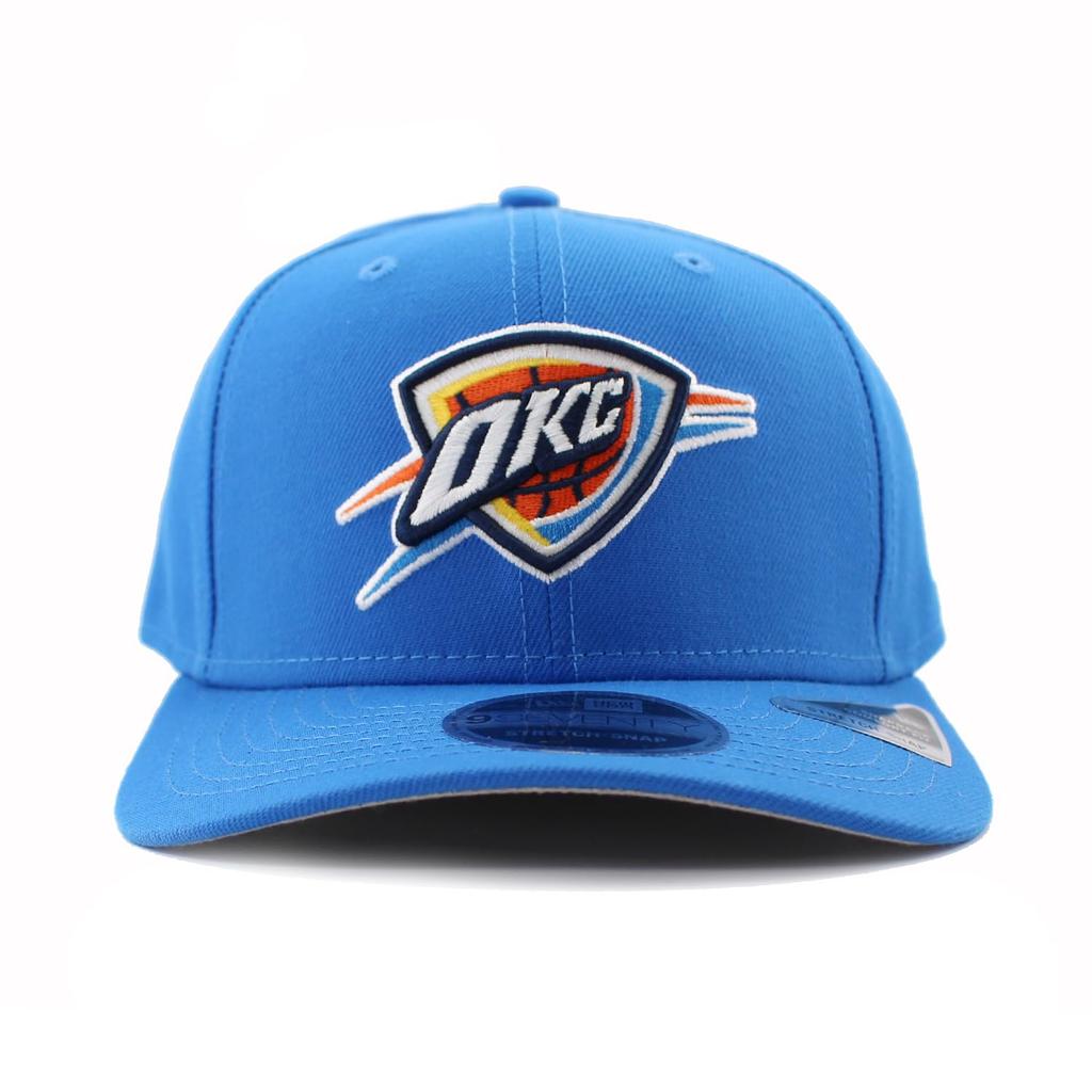 [New Era] Cap 9SEVENTY Stretch Snapback Oklahoma City Thunder NBA STRETCH SNAPBACK CAP BLUE OKLAHOMA CITY THUNDER Hat 970 [Used]