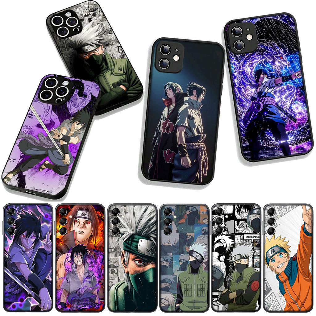 Kakashi Narutos Itachi Uchiha Sasuke Cover Phone Case for Apple iPhone 16 15 14 Plus 13 12 Mini 17 Pro Max + ProMax 16E Air