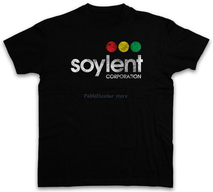 Soylent Corporation Tshirt Green Company Sign Logo Sci Fi Science Graphic Tee Shirt Summer Tshirt Cotton Tshirt For Boys
