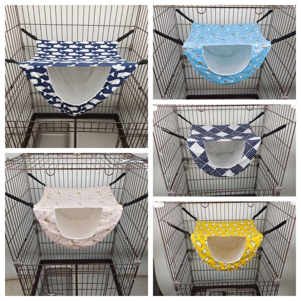 Breathable Kitten Swing Bed Sleeping House Cat Hanging Bed Cat Cage Hammock  Guinea Pig